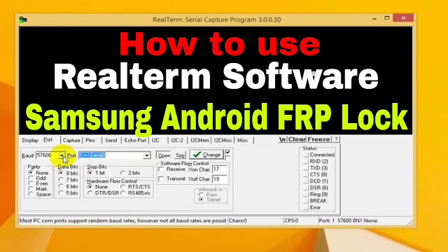 realterm and samsung android drivers